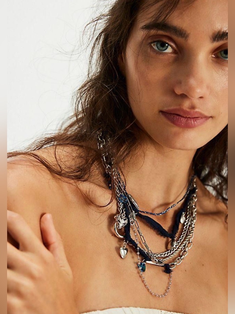 NWT Free People Maggie May Layered Choker